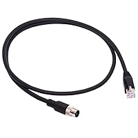 Vista 10 de cablecc Estiramiento en espiral RJ45 Cat6 8P8C UTP macho a macho Cable LAN Ethernet Red Patch Cord 39.4 in