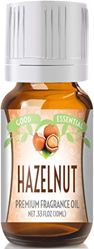 Hazelnut Scented Oil by Good Essential (Premium Grade Fragrance Oil) - Perfect for Aromatherapy, Soaps, Candles, Slime, Lotions, and More!