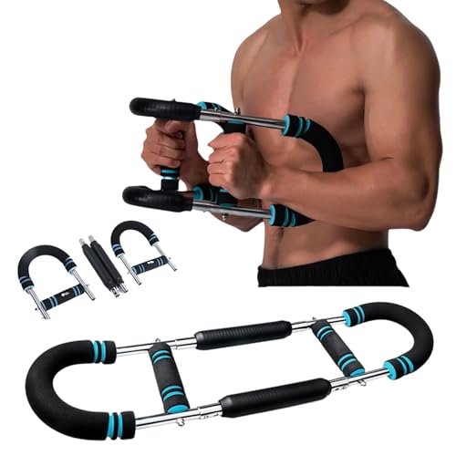 Twister Arm Trainer, Adjustable Twister Arm Chest Exerciser for Men & Women, Detachable Power Twister Home Fitness Equipment for Enhancing Upper Body Muscle -Blue