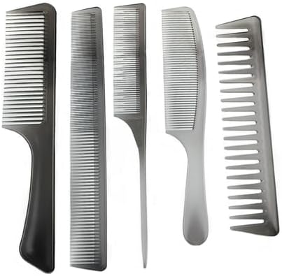 Heat resistant ABS heat resistant 5 comb set - Grey