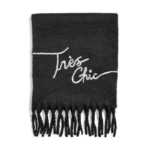Karl Lagerfeld Paris Women's Accessories Scarf,Black,0S2