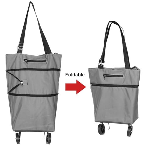 Chariot de courses pliable pour transporter des articles sans fatigue - 6