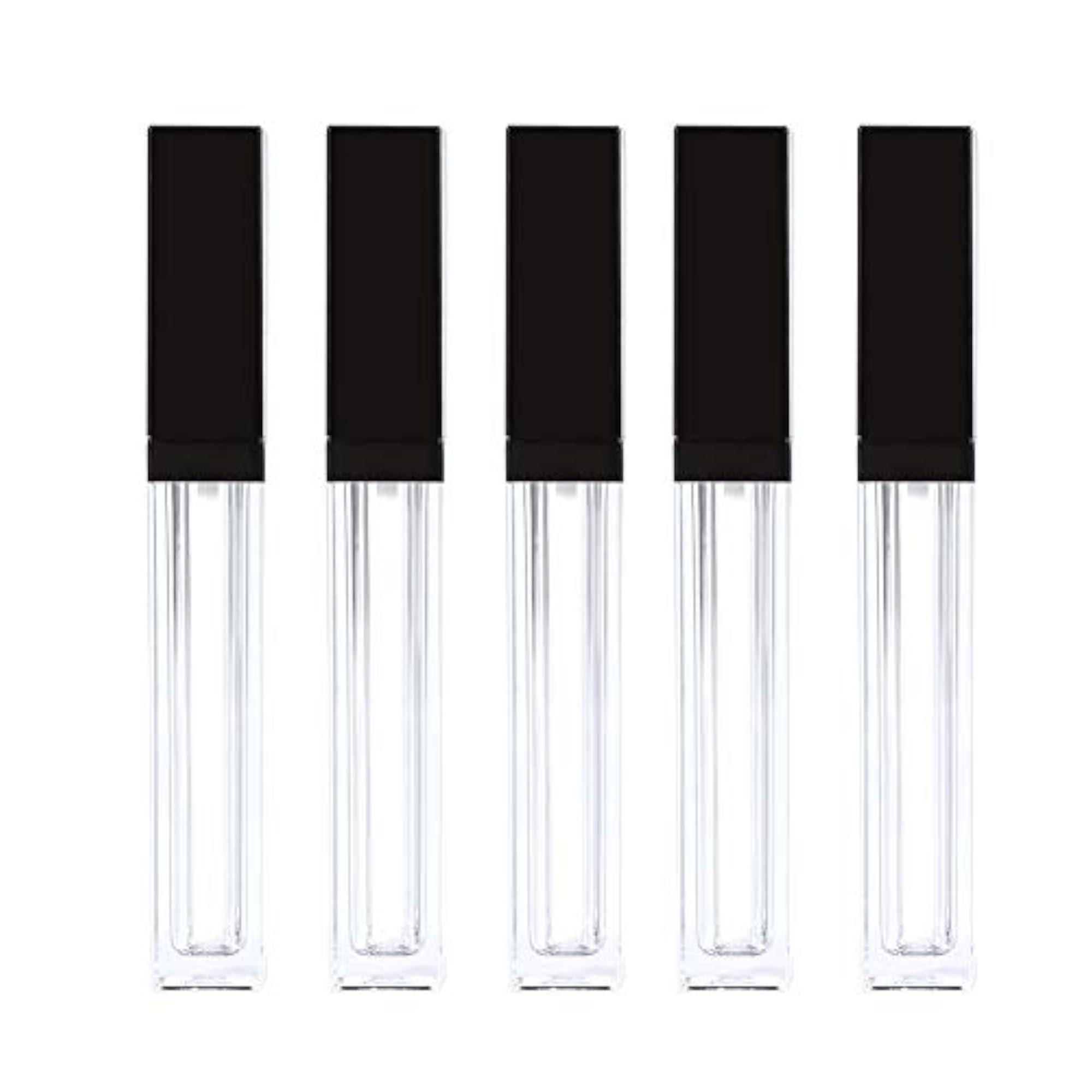 5pcs Premium Quality Plastic Unbreakable Travel Lip Gloss Containers