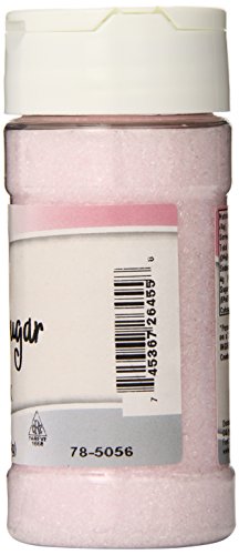 Ck Products 4 Ounce Sanding Sugar Bottle, Pastel Pink #TOP2