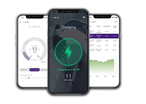 Juicebox 40 Smart Electric Vehicle (Ev) Charging Station With Wifi - 40 Amp Level 2 Evse, 25-Foot Cable, Ul & Energy Star Certified, Indoor/Outdoor Use (Nema 14-50 Plug, Gray)… #TOP5