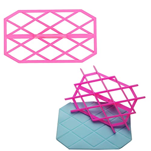 Molde para fondant y cortadores decorativos rosa miniatura 3