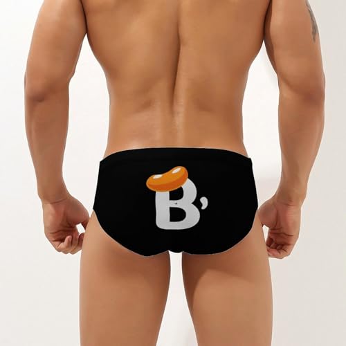 B for Beans Mens Swim Briefs Quick Dry Triangle Trunks Swimsuit Swimming Bikini Swimwear2