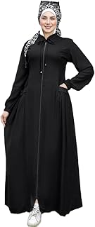 عباية نسائية من جمال وأولاده، مصنوعة من الكريب، مقاس من كبير إلى 3 كبير جداً، بتصميم عصري تقليدي