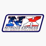 Nitrous Express Nitrous Oxide Sticker Bumper Sticker Vinyl Decal 5'