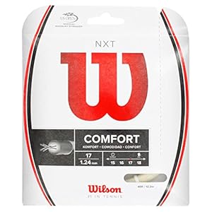 Wilson NXT Multifilament 17 Gauge Tennis Racket String in Natuurlijke Kleur