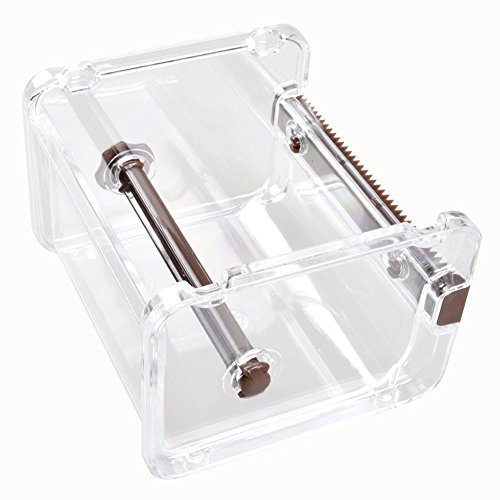 2Pcs Homdsim Washi Tape Dispenser Cutter,Roll Tape Holder Organizer,Masking Tape Desktop Tape Diy Sticker Roll Tape Cutter Holder Storage,Washi Tape Box Brown #TOP6