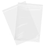 12x18 Inches Plastic Zipper Storage Bags, Clear Reclosable Storage Bags 20Pieces