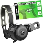 RBRL Bike Bell 100dB Aluminum 360° Rotatable Bicycle Bell for Road Gravel | 100dB loud sound, left/right mount, fits 22–32mm handlebars, compact aluminum, weather-resistant, safe cycling