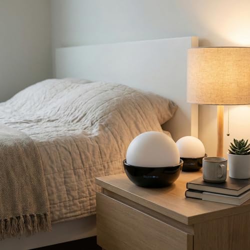 Humidifiers, Set of 2 Stone Decorative Ceramic Natural Water Humidifier, Non-Electric Battery Free for Bedrooms, Great for Babies by Bluestone by Bluestone - Image 2