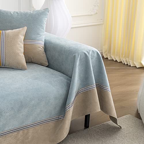 Roomlife Waterproof Sofa Covers Thick Dense Corduroy With Leakproof Design Couch Protector For Pets Water Stain Resistant Couch Cover For Dogs Cats Non Slip Universal Sofa Slipcovers, 71" X 134" #TOP5