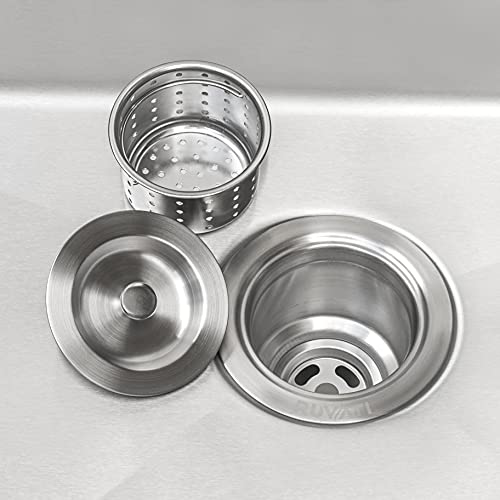 Ruvati 22x22x12-in 16-Gauge Drop-in Laundry Utility Sink - RVU6022 by Ruvati - Used condition - Image 8