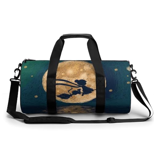 Sac de sport gym Petite Sorcière sac week-end de voyage duffel bag camping randonnée