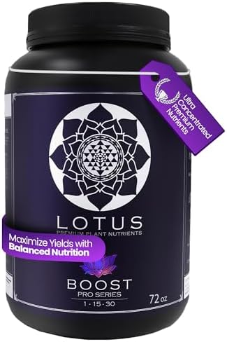 Boost Pro Series Bloom Booster and Yield Enhancer, Boost Any Plant Feeding Recipe for Turbo-Charged Flower Density/Oil Production, Amino Nitrogen Formula for Soil, Hydroponics and Coco Coir - 72 oz
