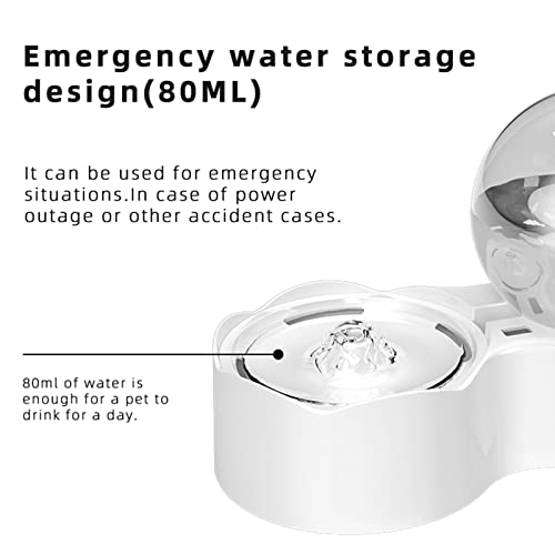 Fuente automática para beber de gatos y perros 2.3 L miniatura 5