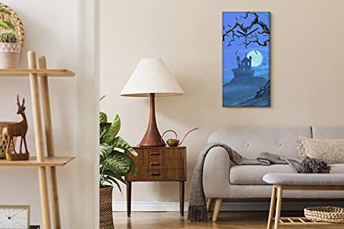 Horloge sur Toile de Qualité Supérieure Image Art Moderne 30x60 - 4