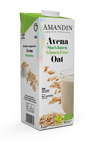 Amandin Amandin Bebida Ecológica De Avena Sin Gluten 1L. 1000 ml