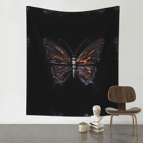 Tapisserie papillon pour habiller un mur vide de studio ou dortoir