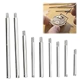 Oiieco 50PCS Strap Screws, Watch Screws Spring Bars Kit,10 Sizes Metal Watch Strap Pins with Storage Box,Watch Repair Tool Kit Watch Accessories for Rolex Bands