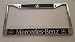 Hspeed Mercedes Benz Black Benz Logo with Benz Reverse Style Vinyl Cut on Chrome Metal Frame