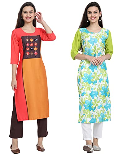 Image of Women's Crepe Regular Kurta