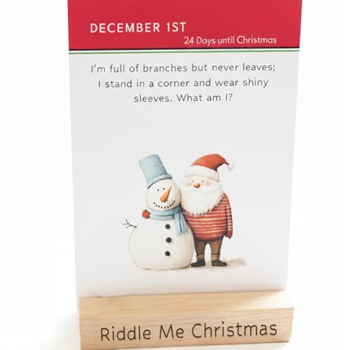 Image of Riddle Me Christmas – 24 Festive Riddle Countdown Unique Advent Calendar for Kids & Families (Riddles)