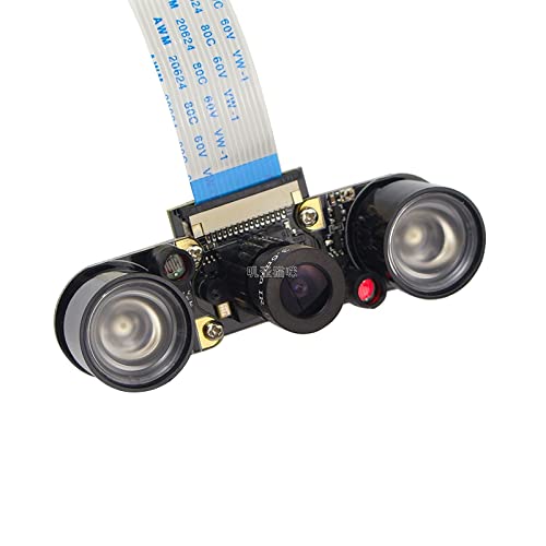 CHICHIYANG RPi IR-Cut Camera with Infrared LED Board and 15-pin FFC Replacement for Raspberry Pi Camera Maintaining