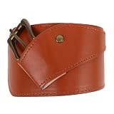 Ipetboom Cinturón Ancho Retro Para Mujer, De Piel Sintética, De Cintura Alta, Con Hebilla Para Vestidos Y Conjuntos Casuales.