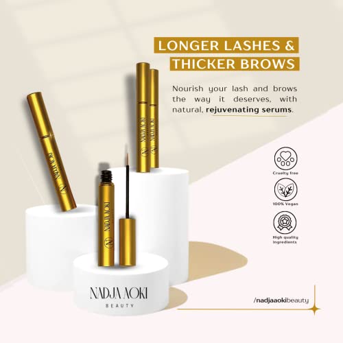 Premium Eyelash And Eyebrow Growth Serum - Lash And Brow Serum To Boost Longer, Thicker Lashes And Eyebrows - Boost Lush Lashes In 3-4 Weeks - Rapid Enhancer Nourishing Essence Mascara Oil - 5Ml. #TOP23