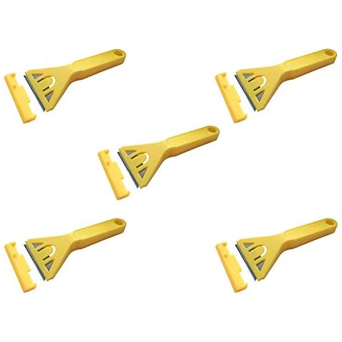 5 Pack Window Scraper for Paint Removal Cover
