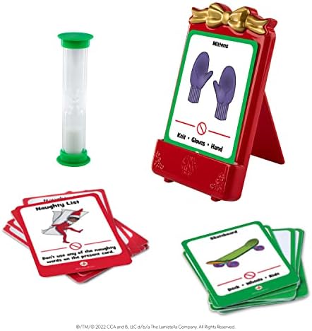 Elf on the Shelf Merry Guess-mas Card Game for Kids and Families | Elf on the Shelf Accessories for Children | Super Fun Elf Gifts for Family Game Night | Elf Toys & Presents for Age 5+ 4 Players