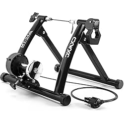 CXWXC Rodillo Bicicleta para Bicicleta de 26 a 29 Pulgadas Rodillo Bicicleta Carretera Plegable Rodillo Bicicleta Montaña 150 kg Cargables Rodillos para Bicicletas 6 Velocidades (Negro)