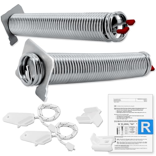 Bosch 12004119 - Kit de resorte y cable para puerta de lavavajillas, apto para piezas de lavavajillas Bosch SHE, SHX, SHP, incluye kit de resorte para puerta de lavavajillas 00754866 de acero