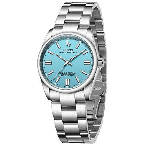 Burei Business Casual Watch Women Luxury Stainless Steel Watch For Women Classic Analog Quartz Steel Women Watch 36Mm Watches For Ladies #TOP1