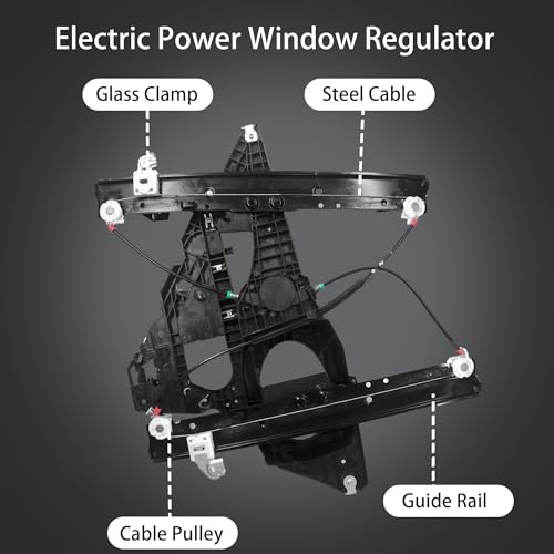 Power Window Regulator Without Motor Passenger Side Front Right 740-179 for 2003 2004 2005 2006 Ford Expedition & Lincoln Navigator by AngyMeck - Image 3