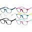 6 Pack: Crystal Frame, Light Blue Frame, Black Frame, Red Pink Frame, Blue Yellow Frame, Pink Green Frame