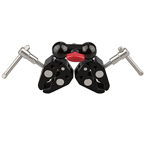 Soporte de Brazo Mágico articulado CAMVATE con garras tipo clip de doble agarre 6