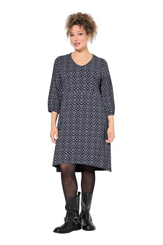 Ulla Popken Damen Jerseykleid, A-Linie,...