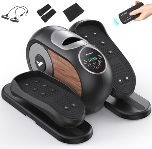 MERACH Under Desk Elliptical Machine, Leg Exerciser While Sitting...