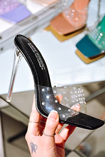 Cape Robbin Brisa Embellished Stiletto High Heels #TOP16