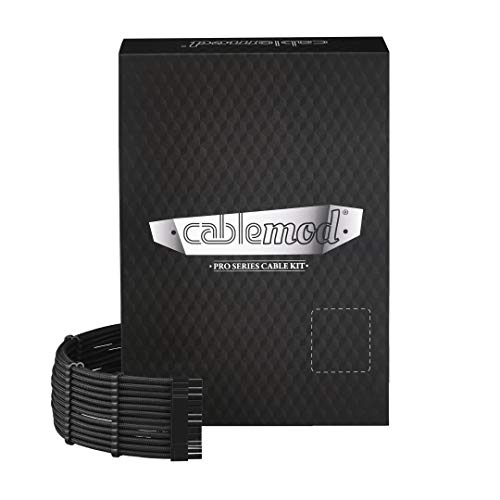 CableMod RT-Series Pro ModFlex Sleeved Cable Kit for ASUS/Seasonic/Phanteks Revolt (Black) by CableMod - Used condition - US$49.54