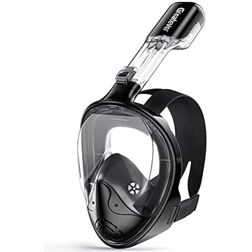 Greatever G1 Full Face Snorkel Mask Snorkeling Gear for Adults Anit-Leak