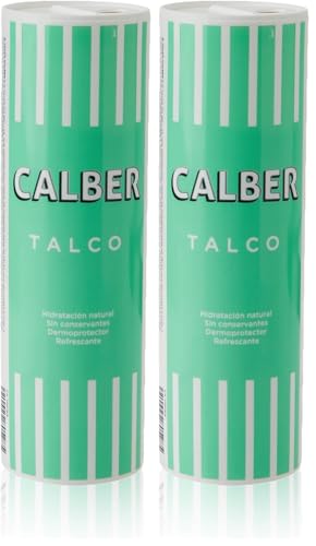 Calber - Calber Talco Dermoprotector & Hipoalergénico Poudre de Talc (Lot de 2)