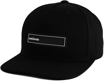 WITHMOONS Crescendo Patch Snapback Hat Flat Brim Cotton Hiphop غطاء بيسبول قابل للتعديل TR21524