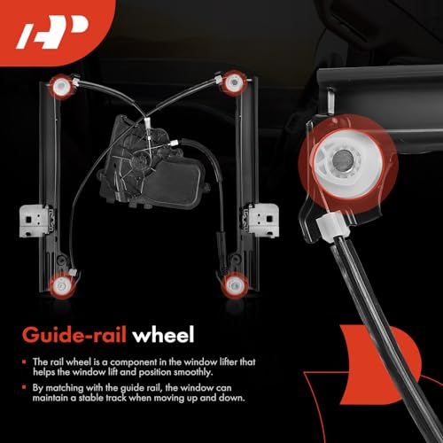 A-Premium Electric Power Window Regulator Without Motor Compatible with Tesla 3 2017 2018 2019 2020, Front Right Passenger Side by A-Premium - Used condition - Image 5