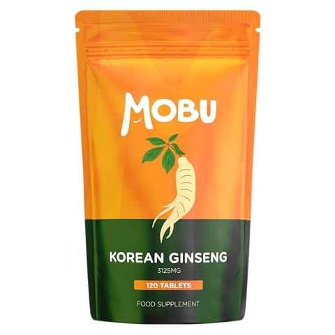 Korean Ginseng Max 3125mg Tablets for Energy Cover